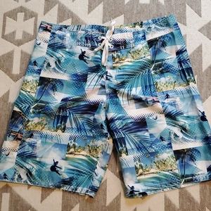 Beach Surfer Men's Board Shorts - Large